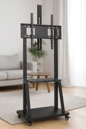 Adjustable Mobile Tv Stand Trolley For 32–75 Inch Screens