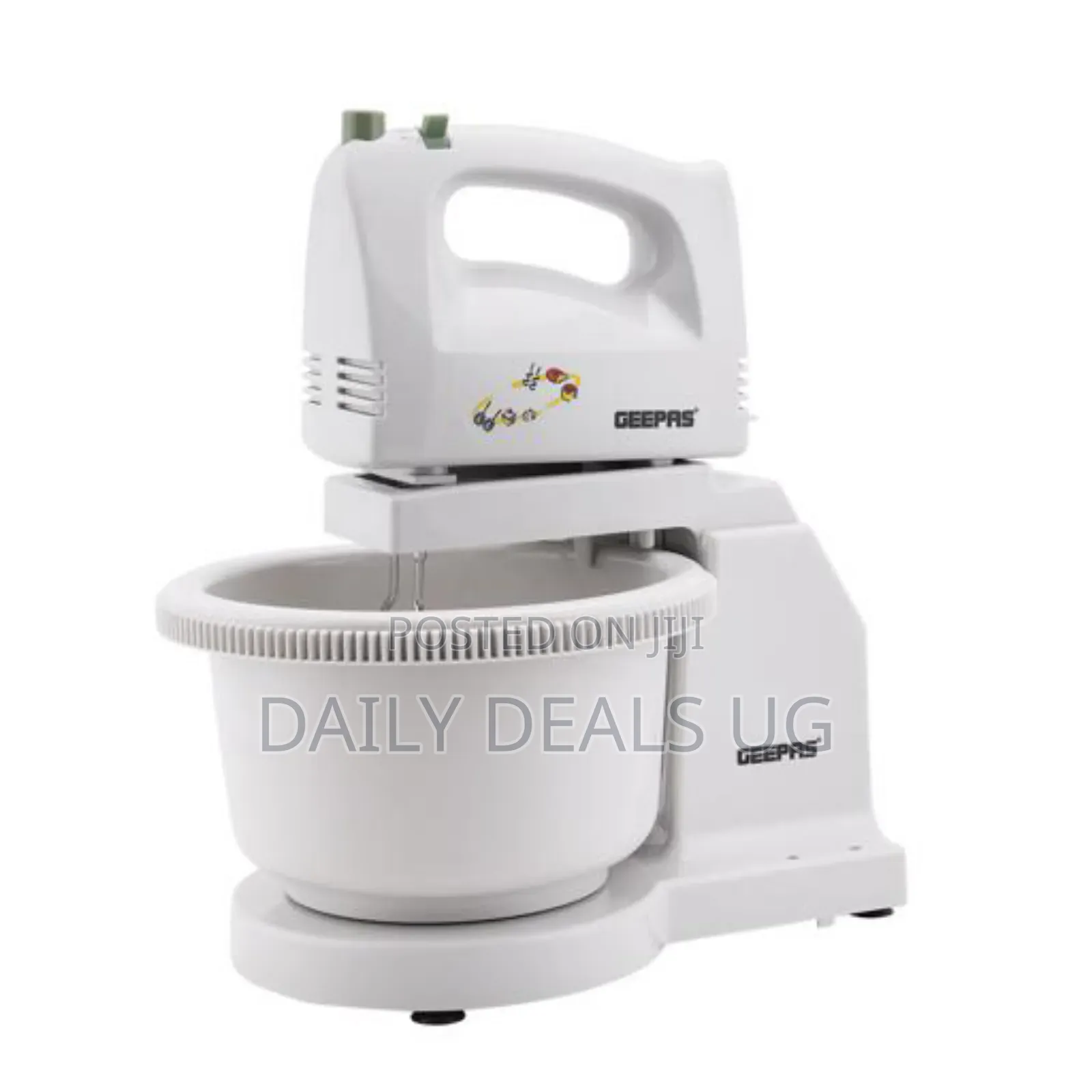 Geepas 250w Hand Mixer With Stand Bowl