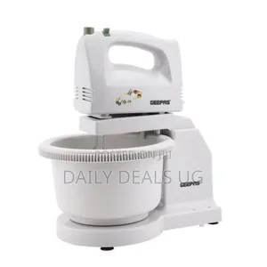 Geepas 250w Hand Mixer With Stand Bowl