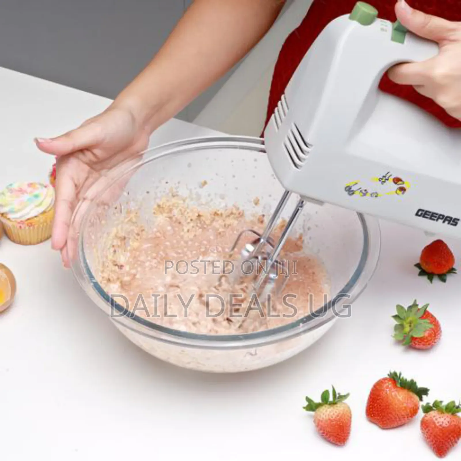Hand Mixer/Electric Handheld Mixer for Baking/ Geepas