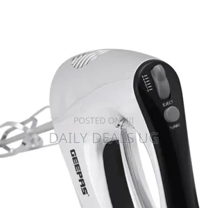 Geepas Hand Mixer -5 Speed Function With Turbo Ghm6127