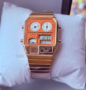 Citizen Digital Analog Time Piece With Temperature Thermometer