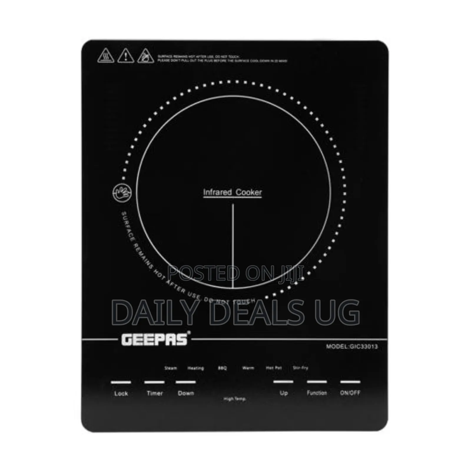 Geepas 4 Digits Led Digital Infrared Cooker