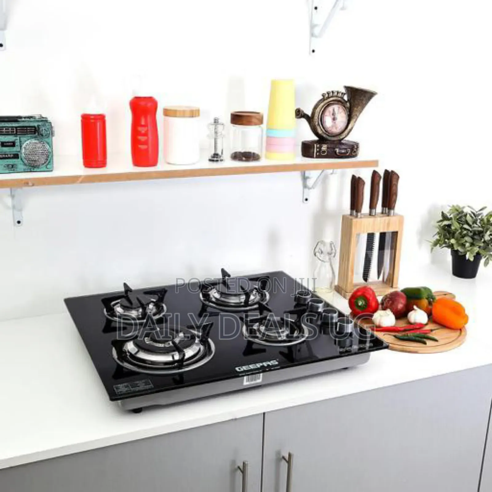 Geepas Gk4410 4-Burner Gas Cooker