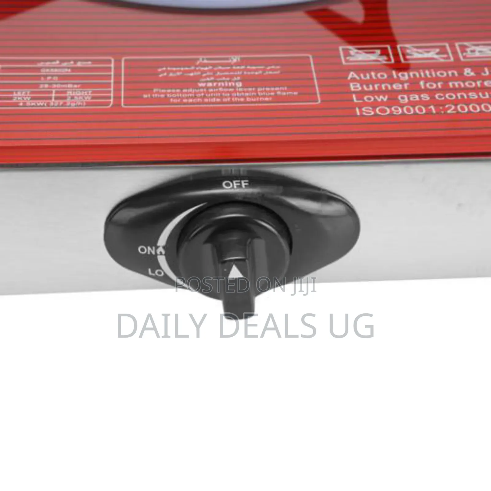 2-Burner Gas Stove Geepas Gk5602