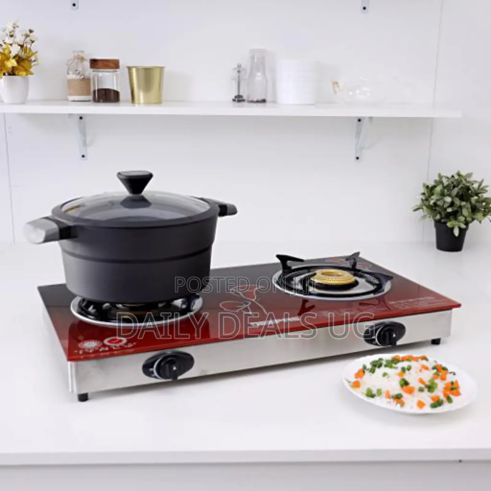 2-Burner Gas Stove Geepas Gk5602