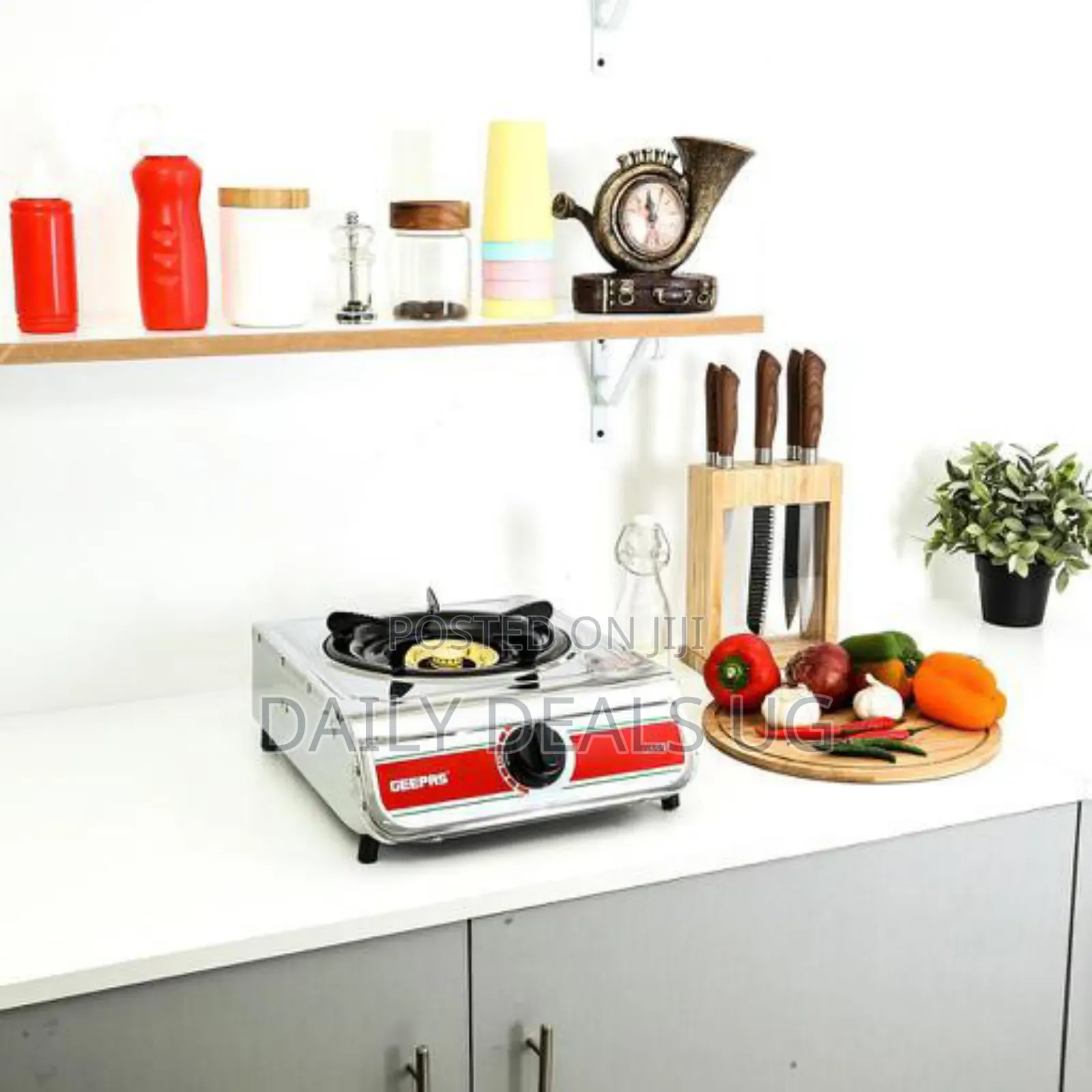 Auto Ignition Cook-Top High Fuel Efficiency Single Burner Gas Cooker