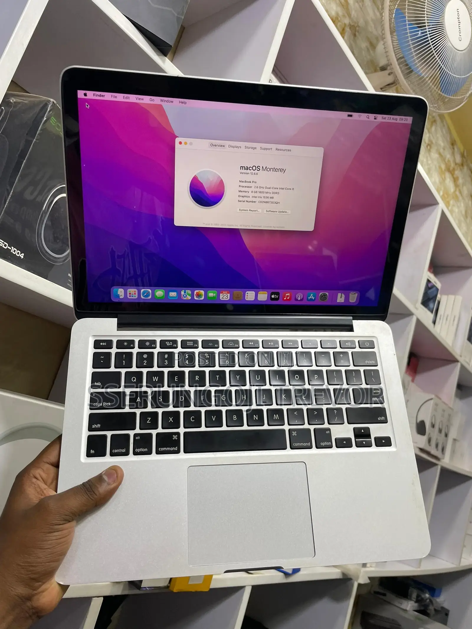 Laptop Apple MacBook Pro 2014 8GB Intel Core I5 SSHD+SSD 256GB