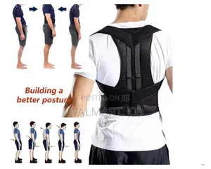 Black Back Support Posture Corrector