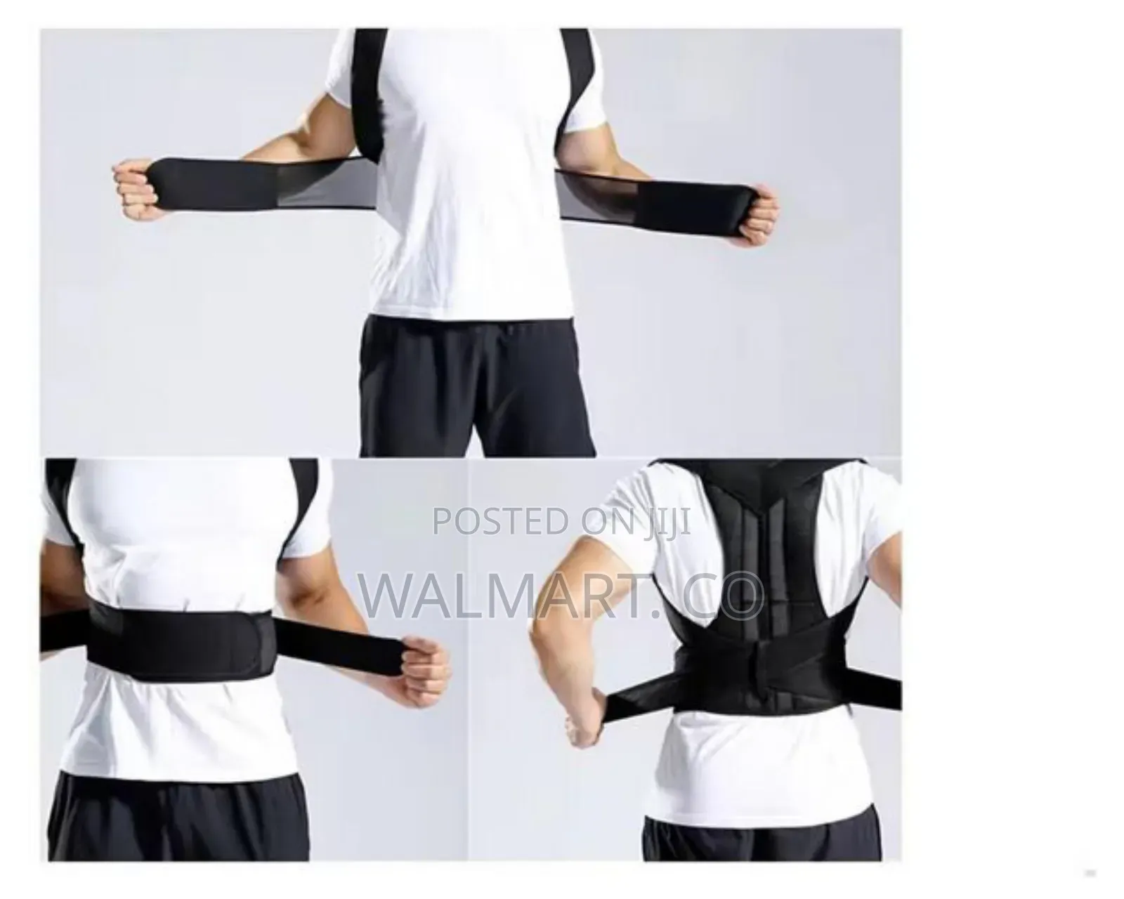 Black Back Support Posture Corrector