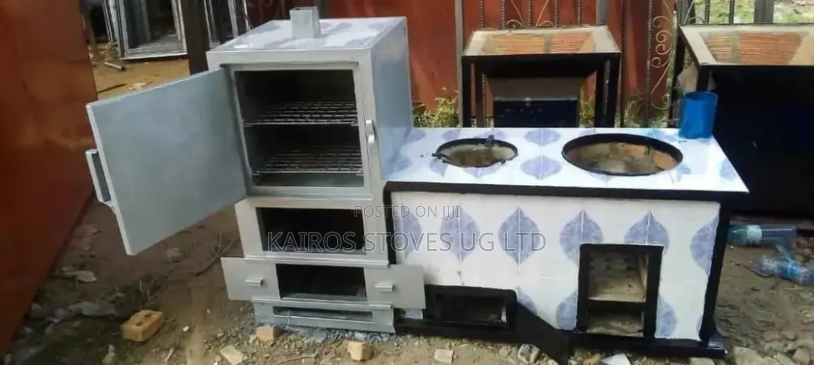 Moveable Domestic Energy Saving Stove With an Oven