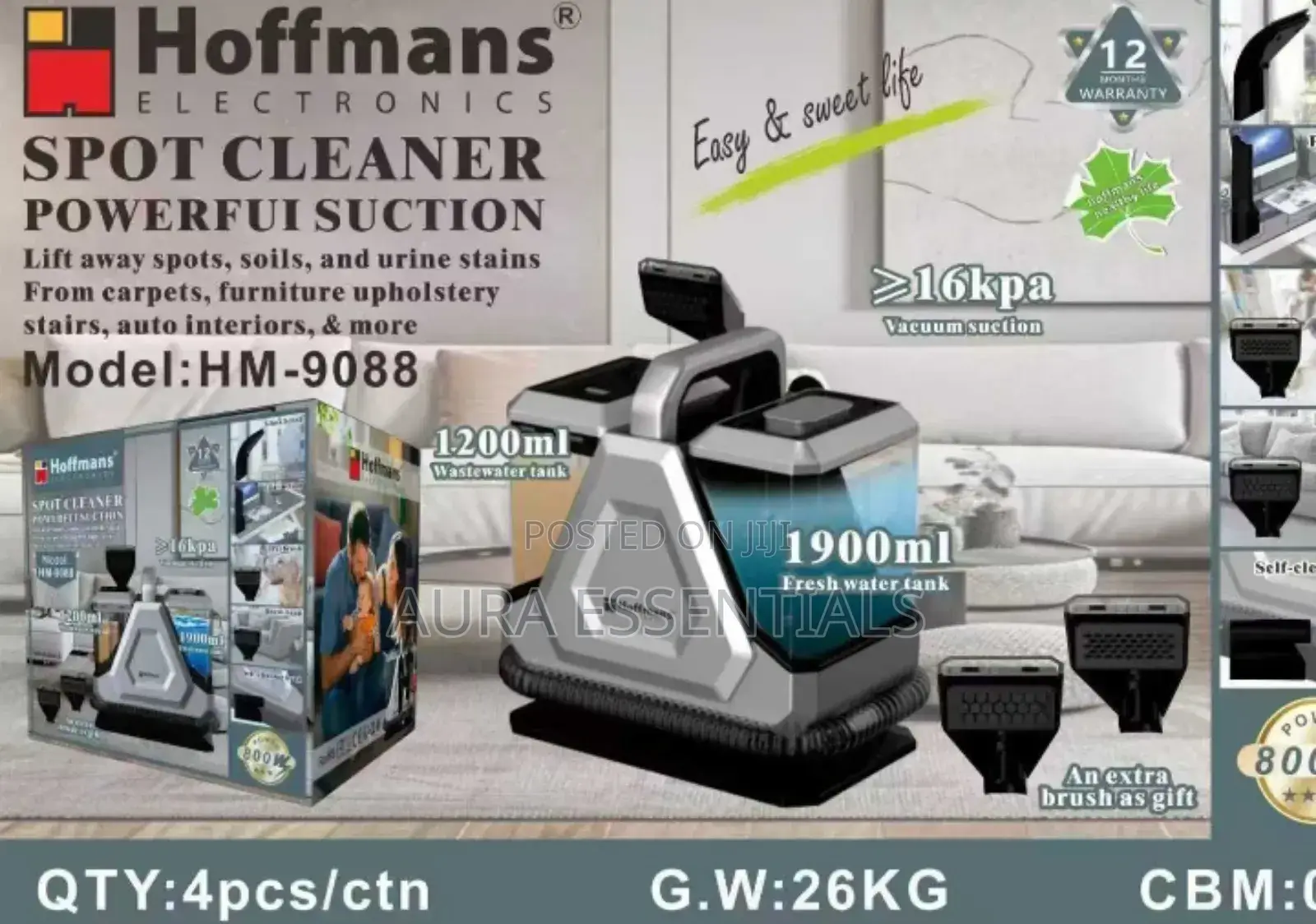 Hoffmans Hm-9088 Spot Cleaner
