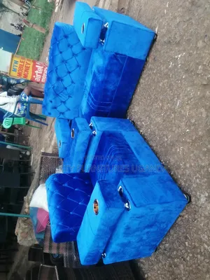 Light Blue  Cupholder Chesterfield