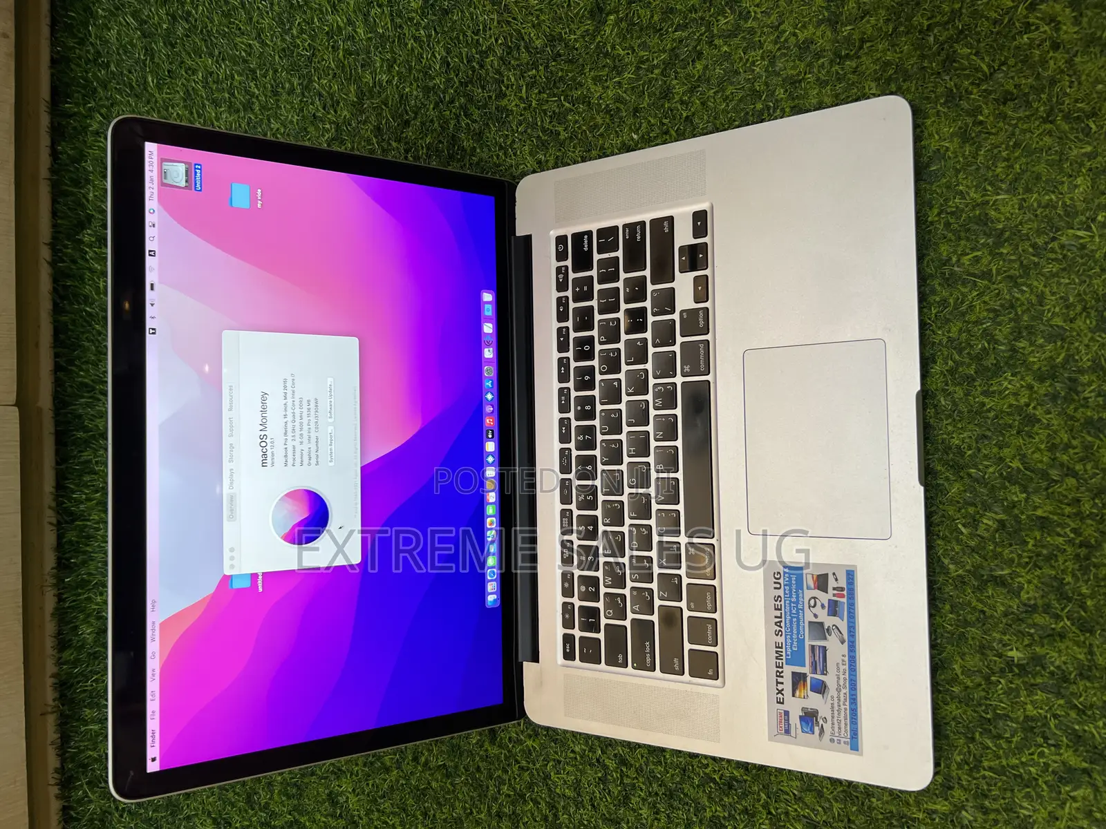 Laptop Apple MacBook Pro 2012 8GB Intel Core I7 SSD 128GB