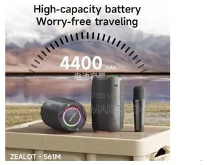 Zealot S61m Wireless Portable Speaker With Microphone
