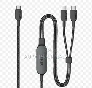 Anker 2-in-1 Usb-C to Usb-C Cable (4ft, 140w).