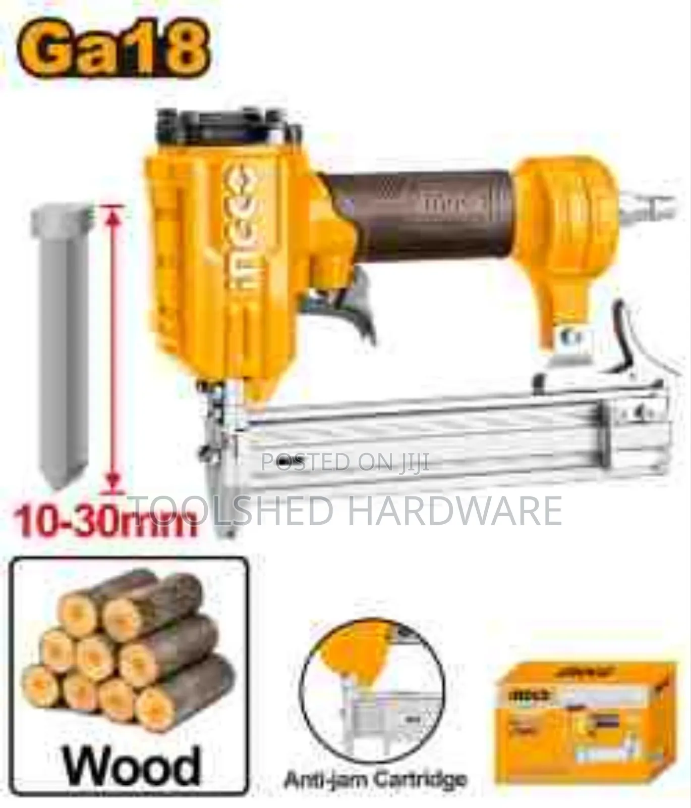 Ingco Air Brad Nailer, Air Staple Gun.