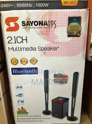 Sayona SHT – 1305bt 2.1ch Multimedia Speaker