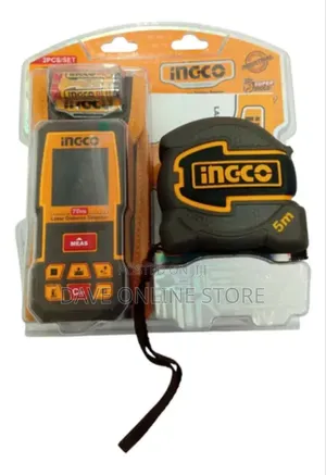 Ingco Laser Distance Detector Kit 70m and 5m Tape
