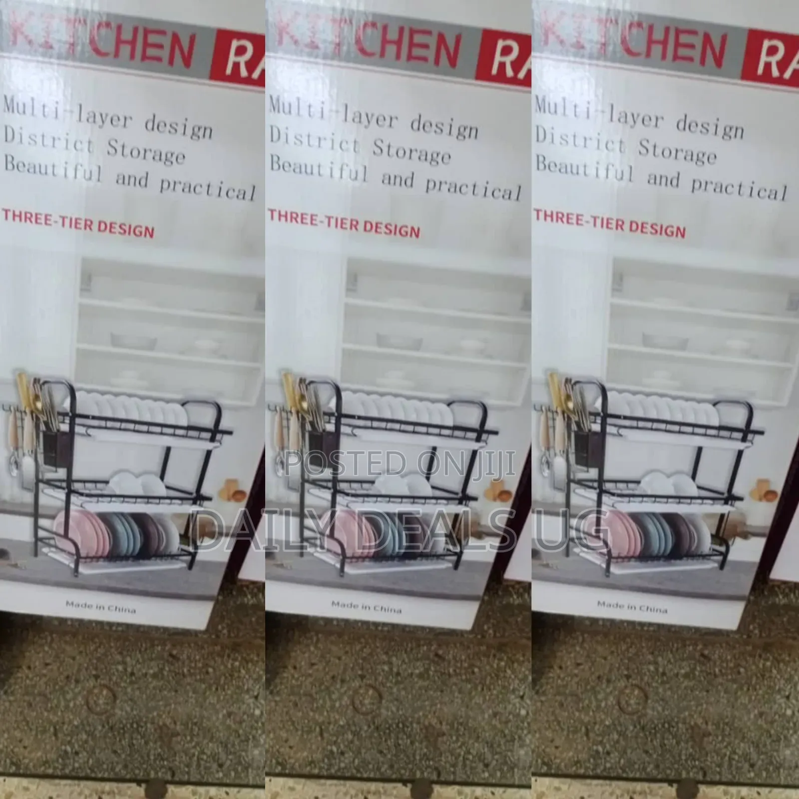 New Kitchen Storage Rack Countertop Dish Draining Rack