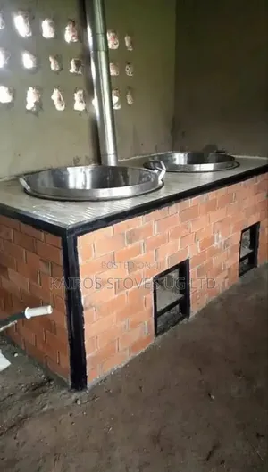 Permanently Built Energy Saving Stove