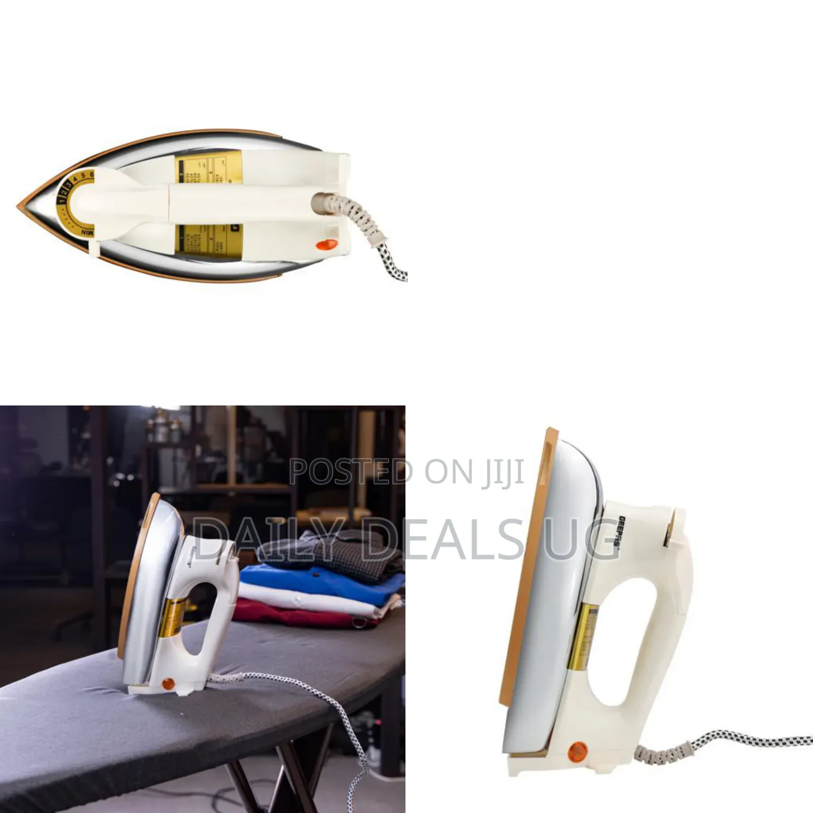 Portable Geepas Steam Iron