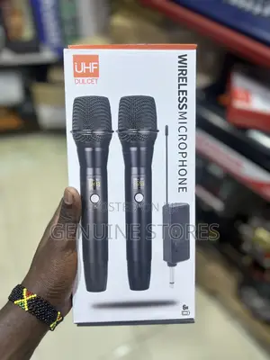 Uhf Wireless Double Professional Microphones.