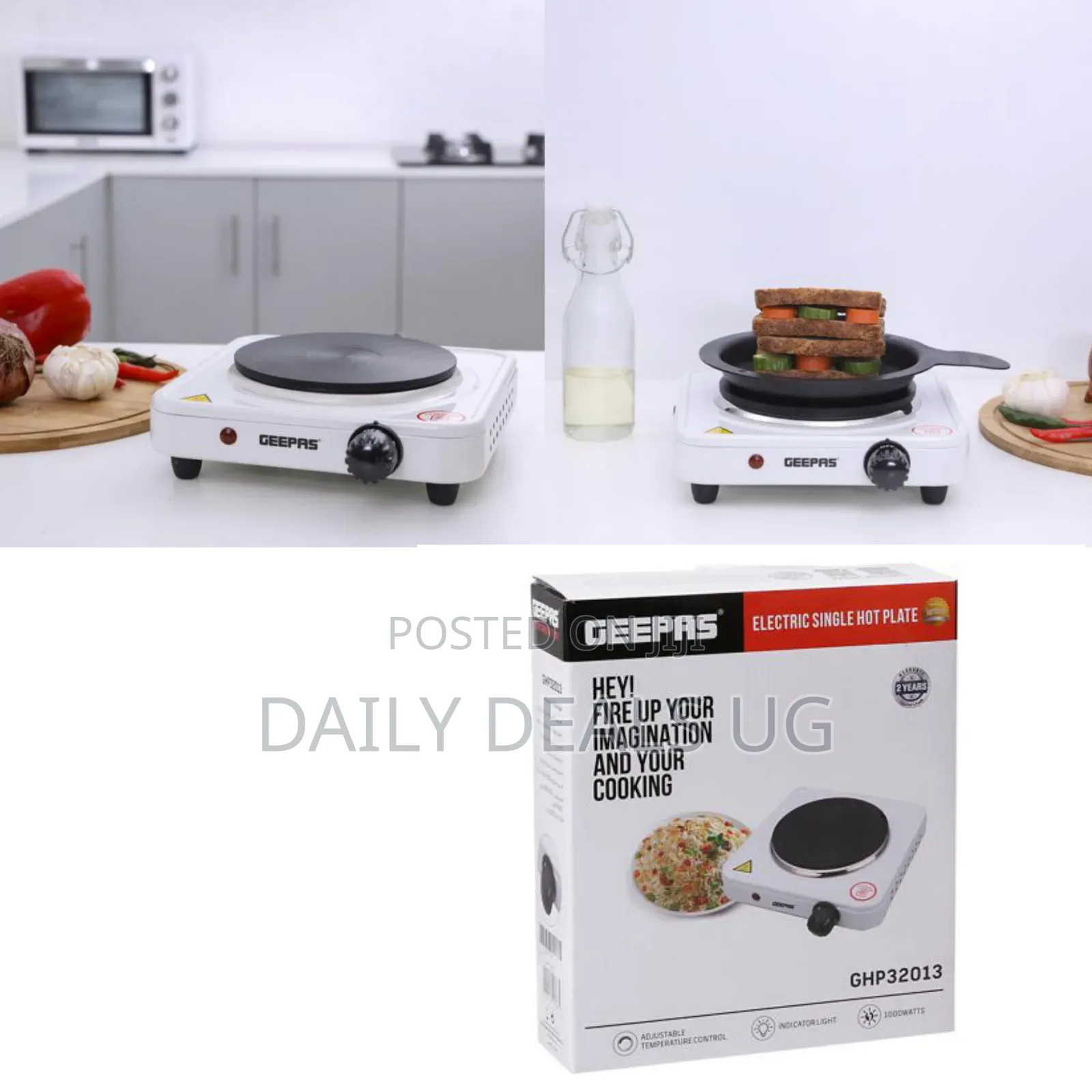 Geepas Electric Single Hot Plate