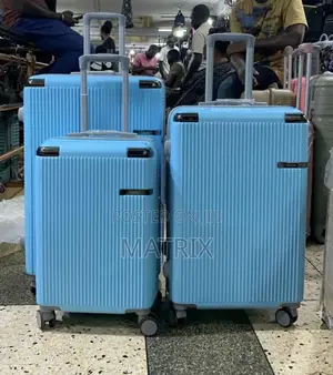 Set of 3pcs Plastic Travel Waterproof Suitcase