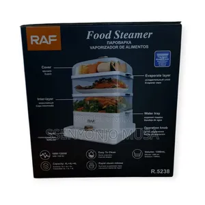 Raf Mewe 3-Tier Food Steamer With 12l Capacity 1200w Power