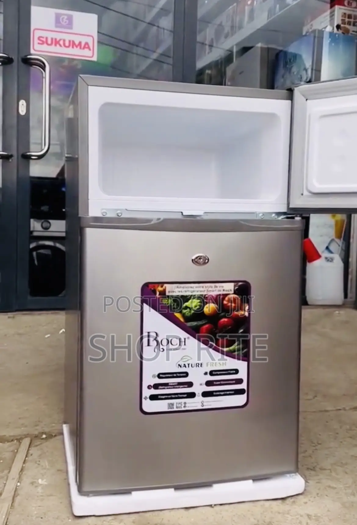 Roch Double Door 125 Liters Refrigerator