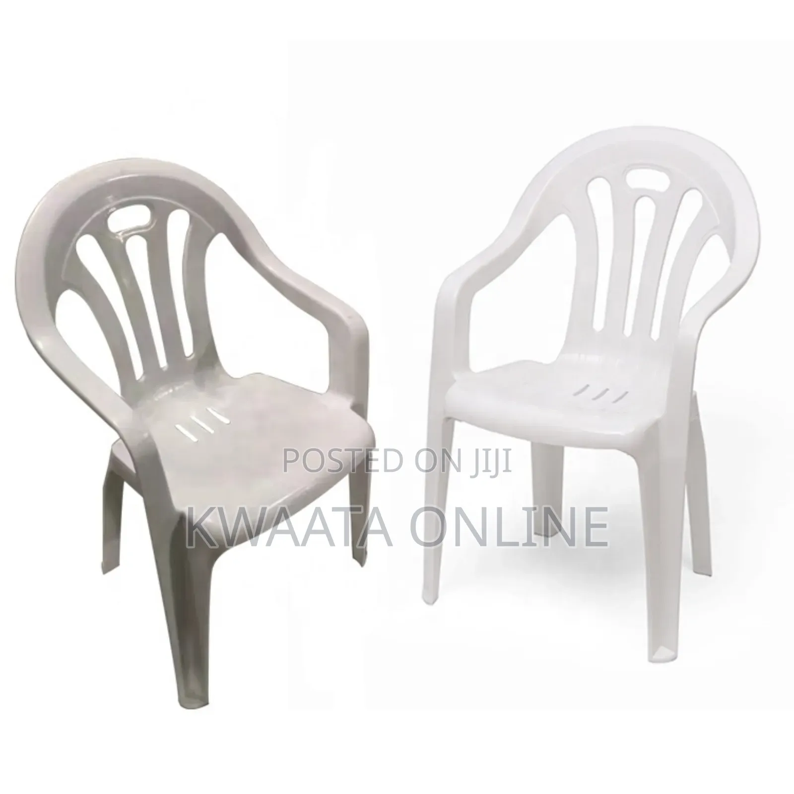 1piece Stackable Plastic Multifunctional Chairs- With Arms