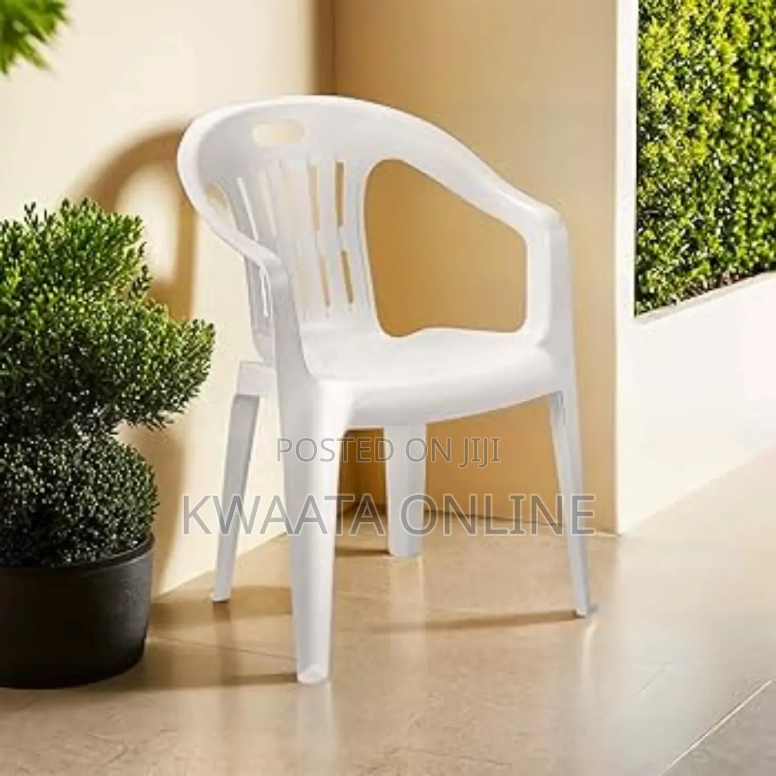 1piece Stackable Plastic Multifunctional Chairs- With Arms