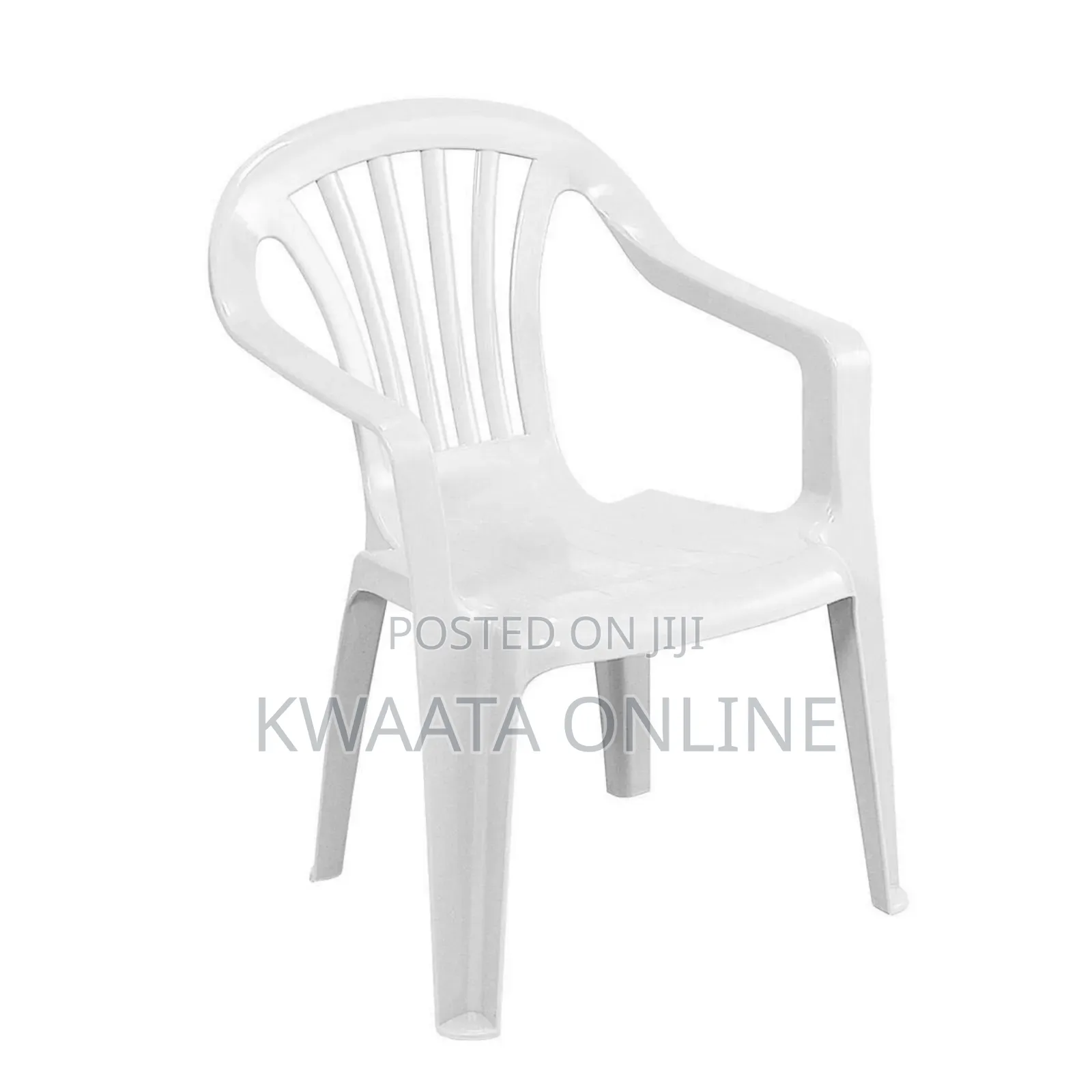 1piece Stackable Plastic Multifunctional Chairs- With Arms