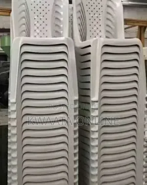 10 Pieces Stackable Plastic Reception Chairs- Armless