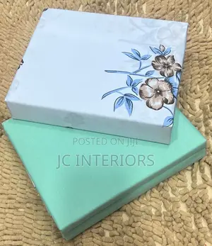 6pc 5x6 Cotton Bedsheets With 4 Pillowcases