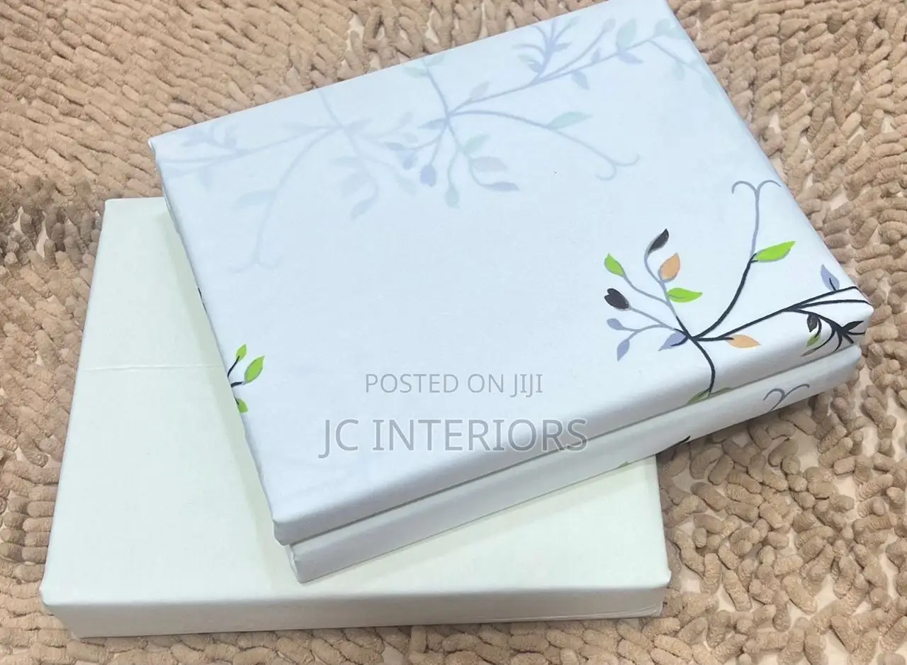 6pc 5x6 Cotton Bedsheets With 4 Pillowcases