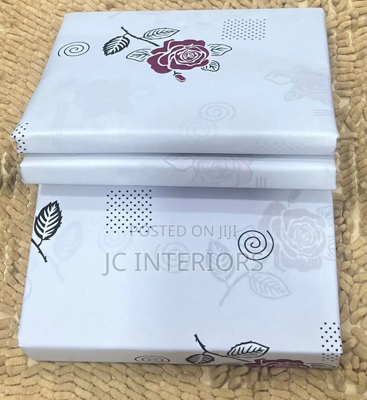 6pc 5x6 Cotton Bedsheets With 4 Pillowcases