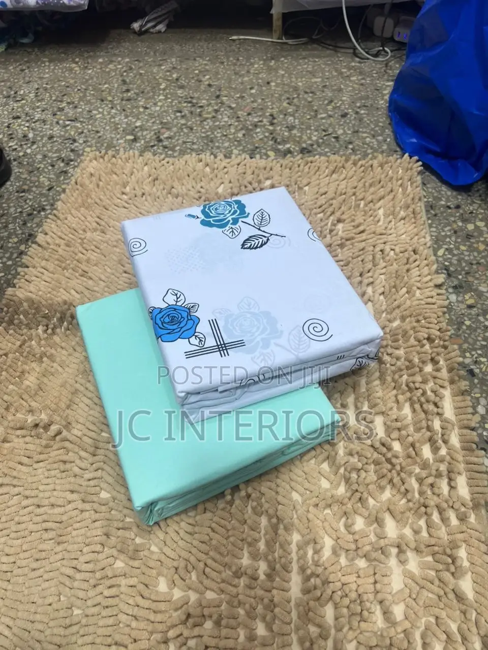 6pc 5x6 Cotton Bedsheets With 4 Pillowcases