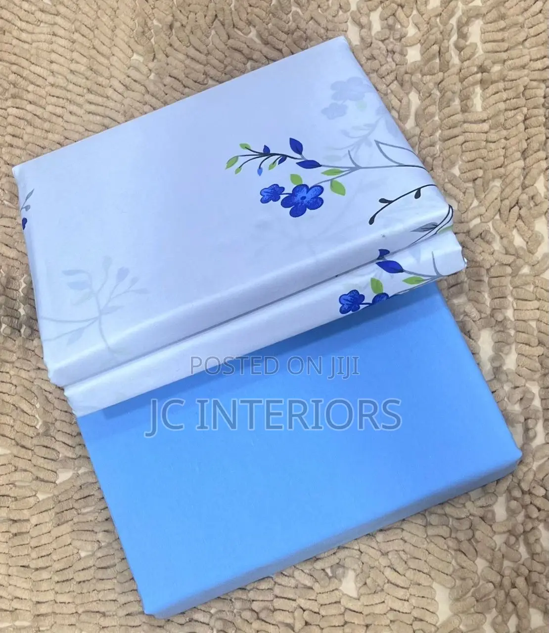 6pc 5x6 Cotton Bedsheets With 4 Pillowcases