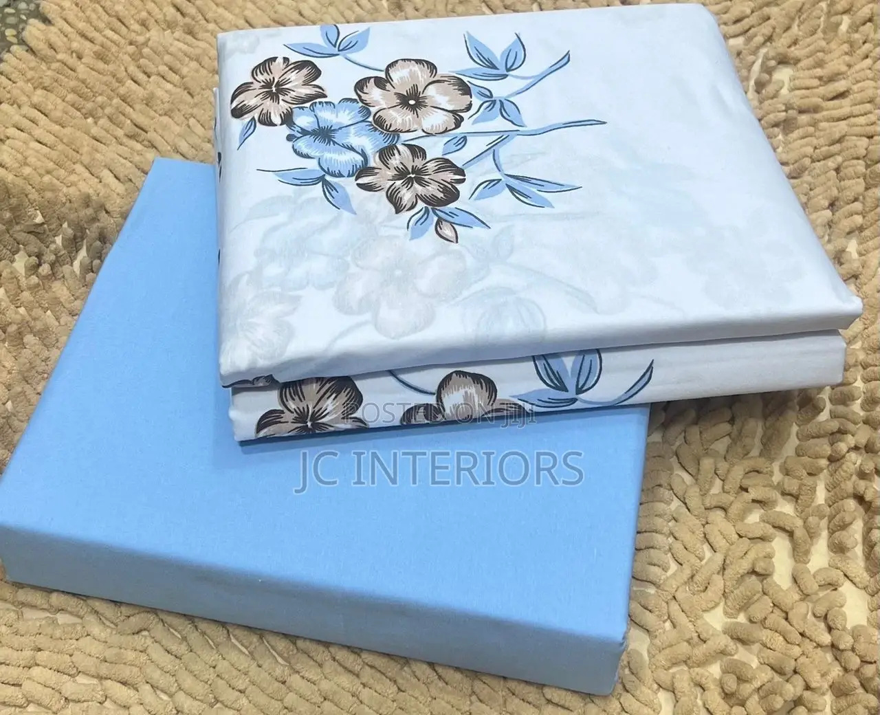 6pc 5x6 Cotton Bedsheets With 4 Pillowcases