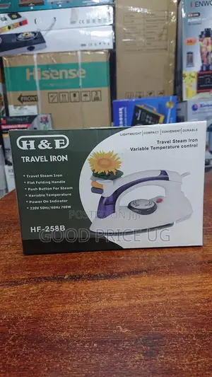 H F Travel Iron Hf-258b