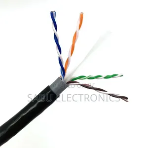 Heavy-Duty Outdoor Cat6 Cable – 100m Roll Weatherproof, High Speed