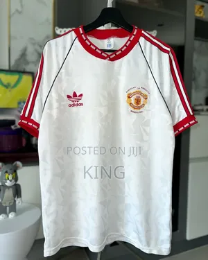 Adidas Manchester United 1991 European Cup Winners' Cup Away Shirt.
