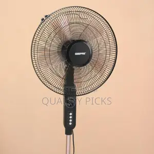 Geepas 16" Silent Stand Fan With Remote Control .