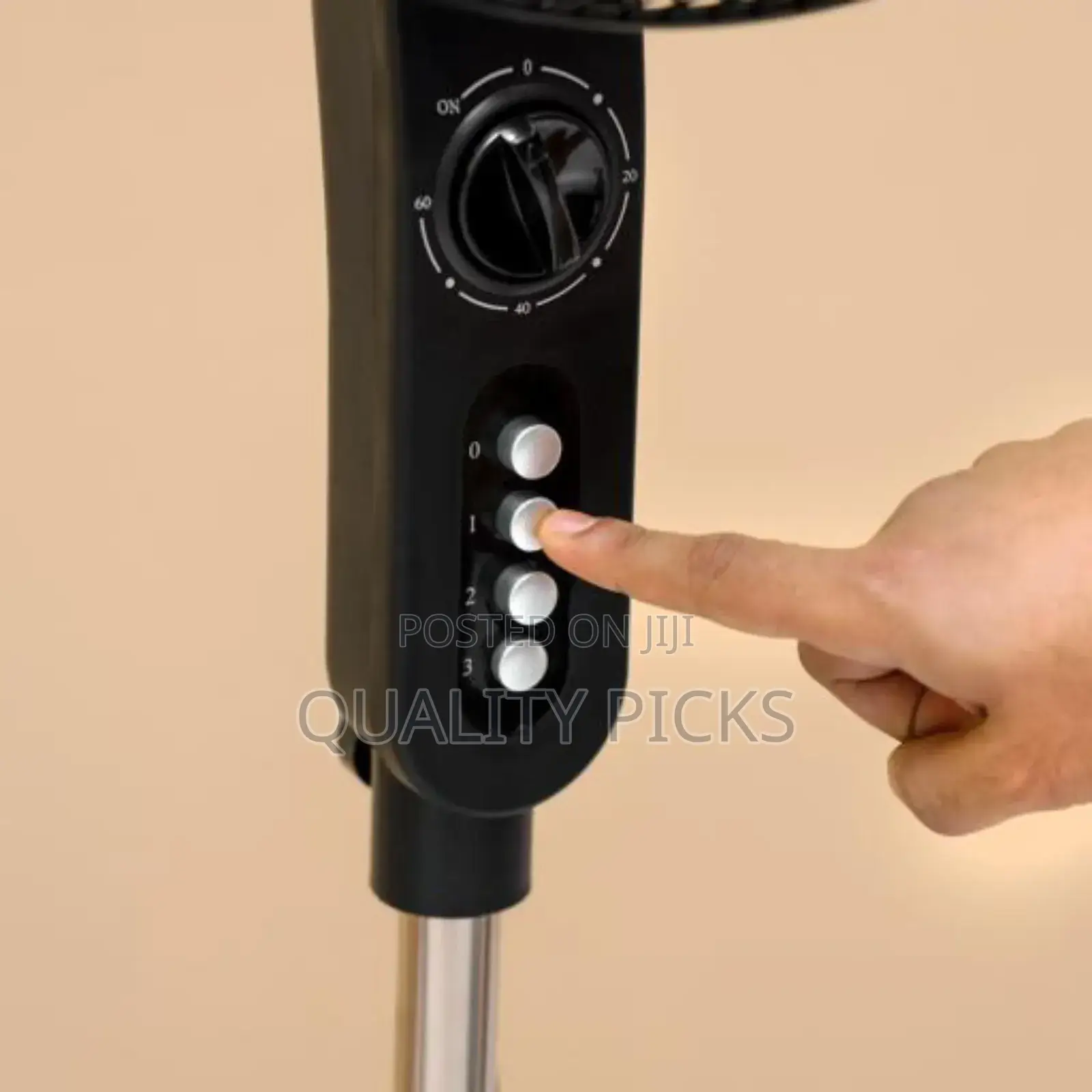 Geepas 16" Silent Stand Fan With Remote Control .