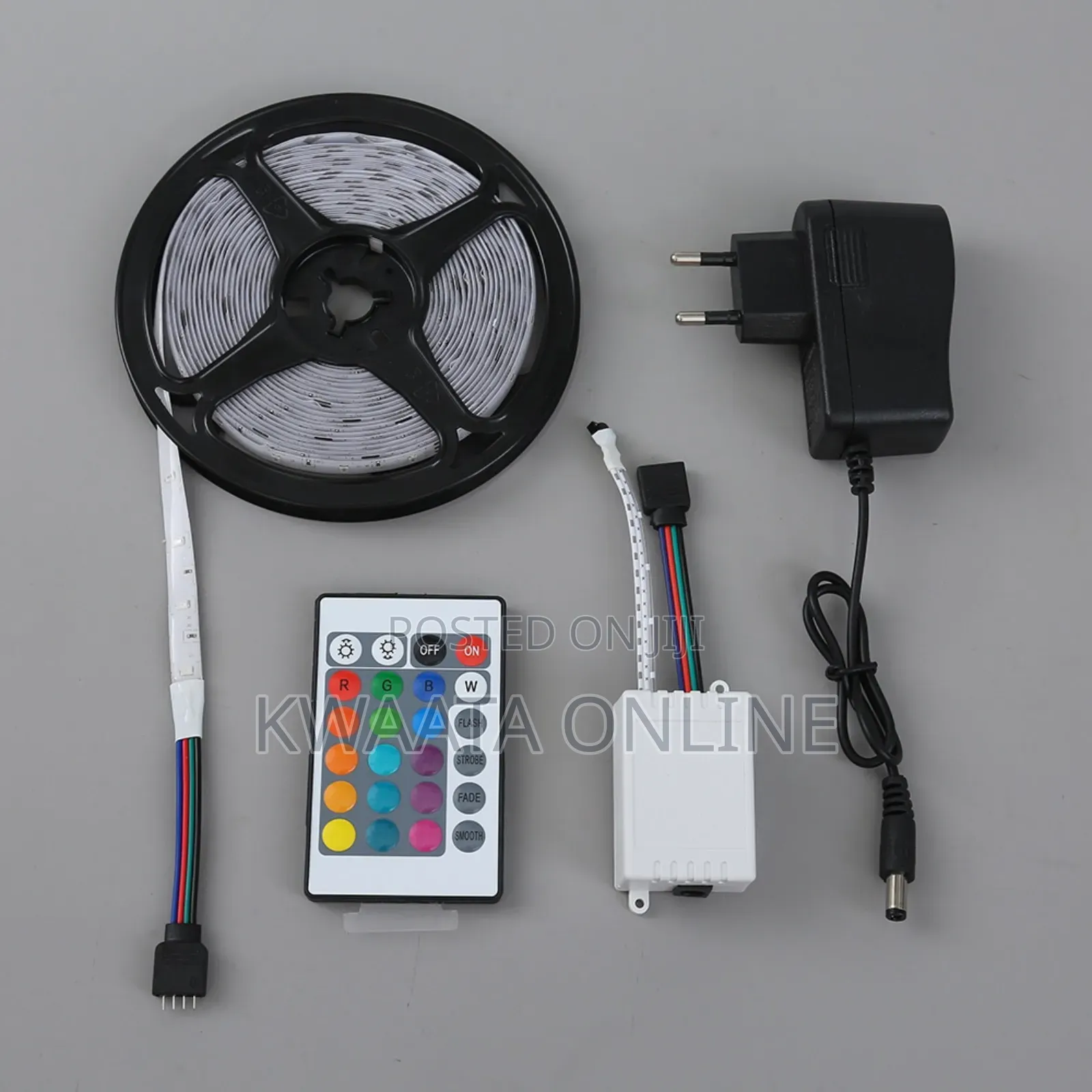 RGB Remote Control Color Changing Led Strip Light (5-Meter),Waterproof