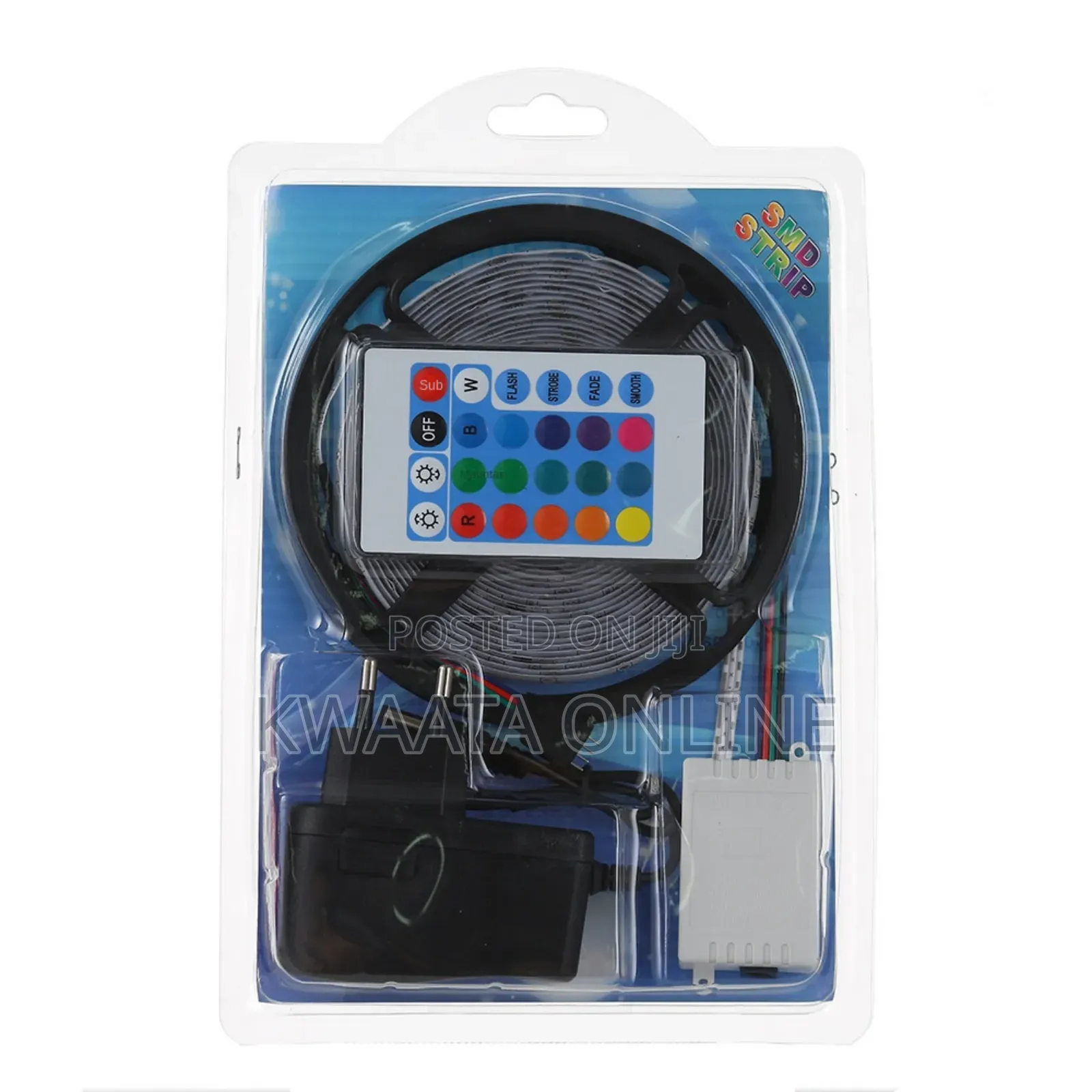 RGB Remote Control Color Changing Led Strip Light (5-Meter),Waterproof