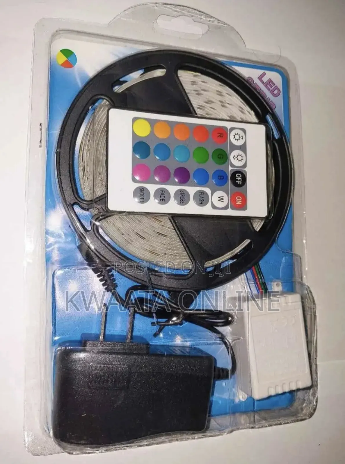 RGB Remote Control Color Changing Led Strip Light (5-Meter),Waterproof