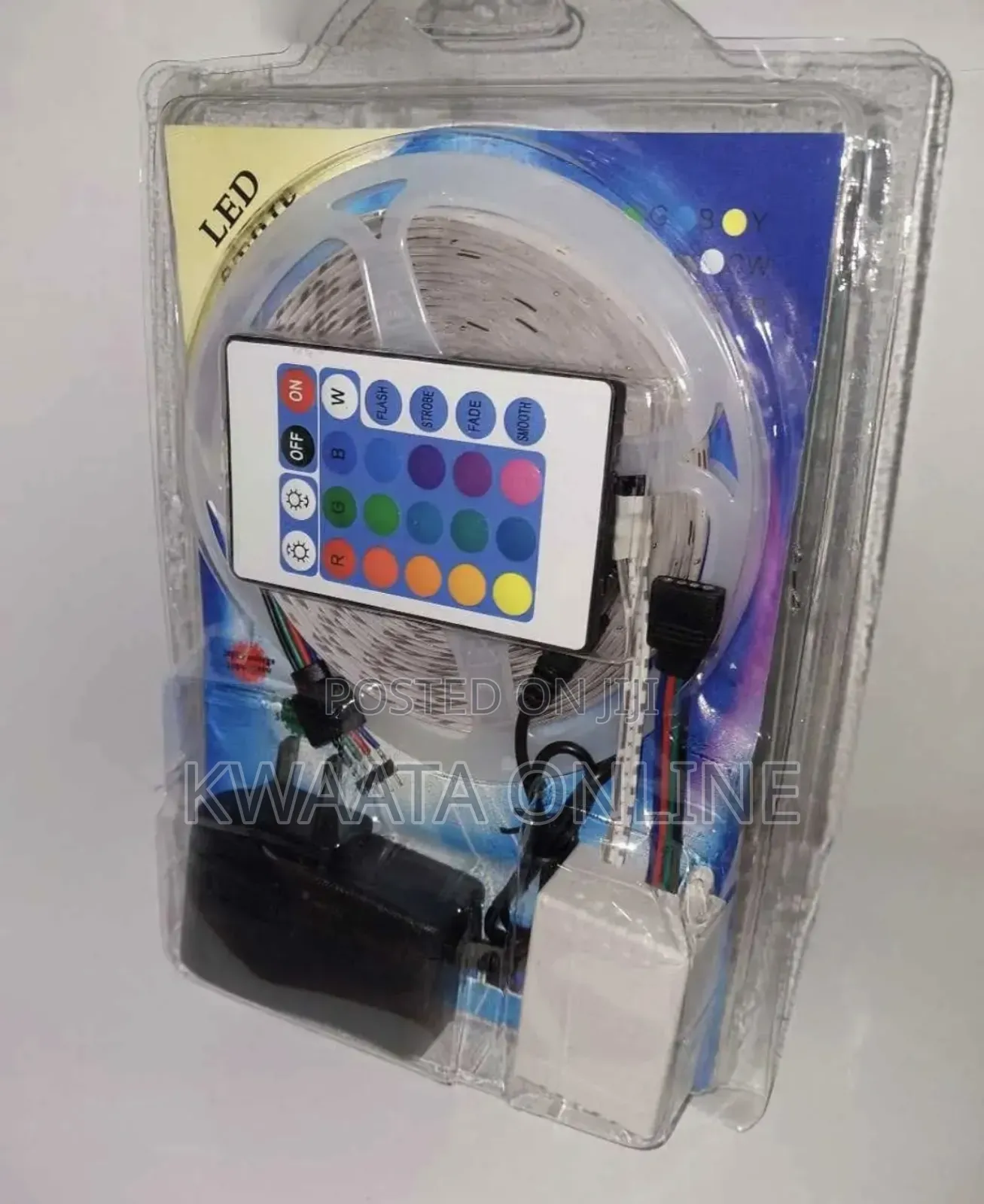 RGB Remote Control Color Changing Led Strip Light (5-Meter),Waterproof